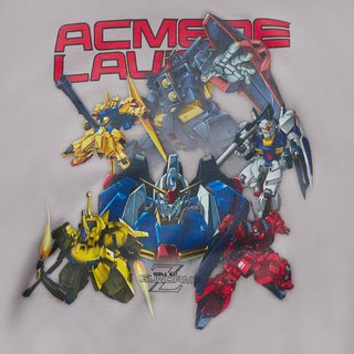 MOBILE SUIT Z GUNDAM MOBILE SUIT HOODIE LIGHT GRAY