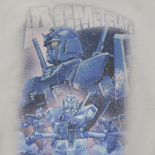MOBILE SUIT GUNDAM OPERATION V BIO WASHING HOODIE LIGHT GRAY