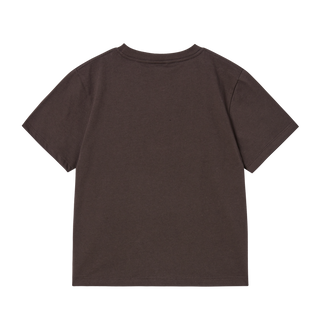 KIDS AC BEAR WAPPEN SHORT SLEEVE T-SHIRT DARK BROWN