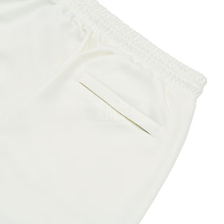 SYMBOL LOGO TRACK JERSEY PANTS CREAM