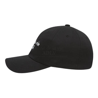 ADLV BASIC BALL CAP BLACK