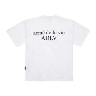 ADLV BABY FACE SHORT SLEEVE T-SHIRT WHITE COLORFUL HANDS