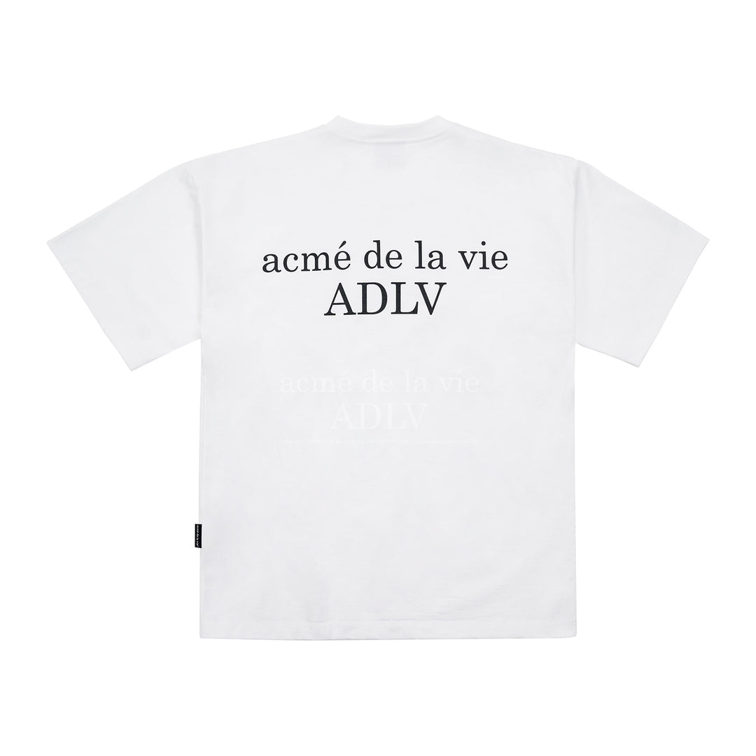 ADLV BABY FACE SHORT SLEEVE T-SHIRT WHITE COLORFUL HANDS