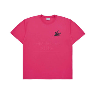 BIG LOGO 2 PRINTING SHORT SLEEVE T-SHIRT PINK