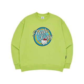 acme de la vie / Sanrio HELLO KITTY ARTWORK SWEAT SHIRT LIME