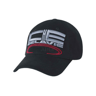 SQUARE LOGO BALL CAP BLACK