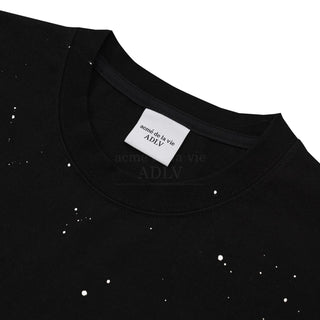 ADLV BABY FACE SHORT SLEEVE T-SHIRT BLACK SPACE TRAVEL