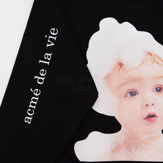 ADLV BABY FACE HOODIE BLACK BUBBLE