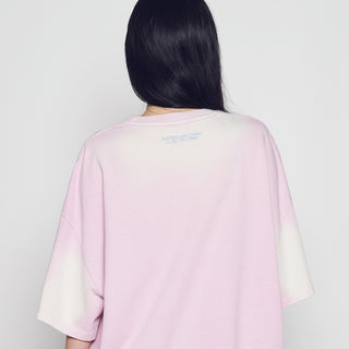 MOBILE SUIT GUNDAM CHAR'S COUNTERATTACK WASHING SHORT SLEEVE T-SHIRT LIGHT PINK