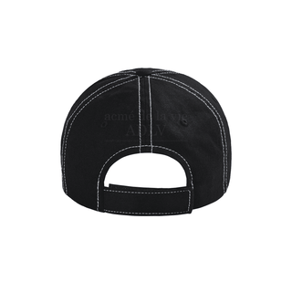 FULL LOGO STITCH BALL CAP BLACK