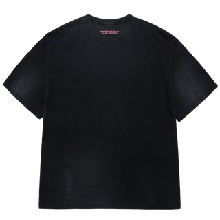 MOBILE SUIT GUNDAM CHAR'S COUNTER ATTACK WASHING SHORT SLEEVE T-SHIRT CHARCOAL