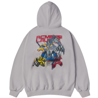 MOBILE SUIT Z GUNDAM MOBILE SUIT HOODIE LIGHT GRAY