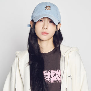 AC BEAR CORDUROY POINT BALL CAP SKY BLUE