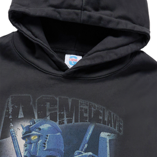 MOBILE SUIT GUNDAM OPERATION V BIO WASHING HOODIE CHARCOAL