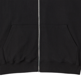 MOBILE SUIT GUNDAM BASIC LOGO HOODIE ZIP UP BLACK