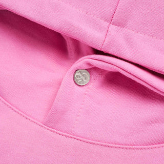 BASIC LOGO RIVET POINT HOODIE PINK