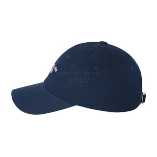 BASIC SMALL LOGO BALL CAP NAVY