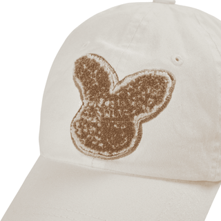 FUZZY RABBIT BOUCLE BALL CAP CREAM