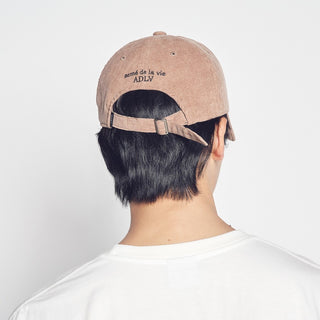 AC BEAR CORDUROY POINT BALL CAP BROWN
