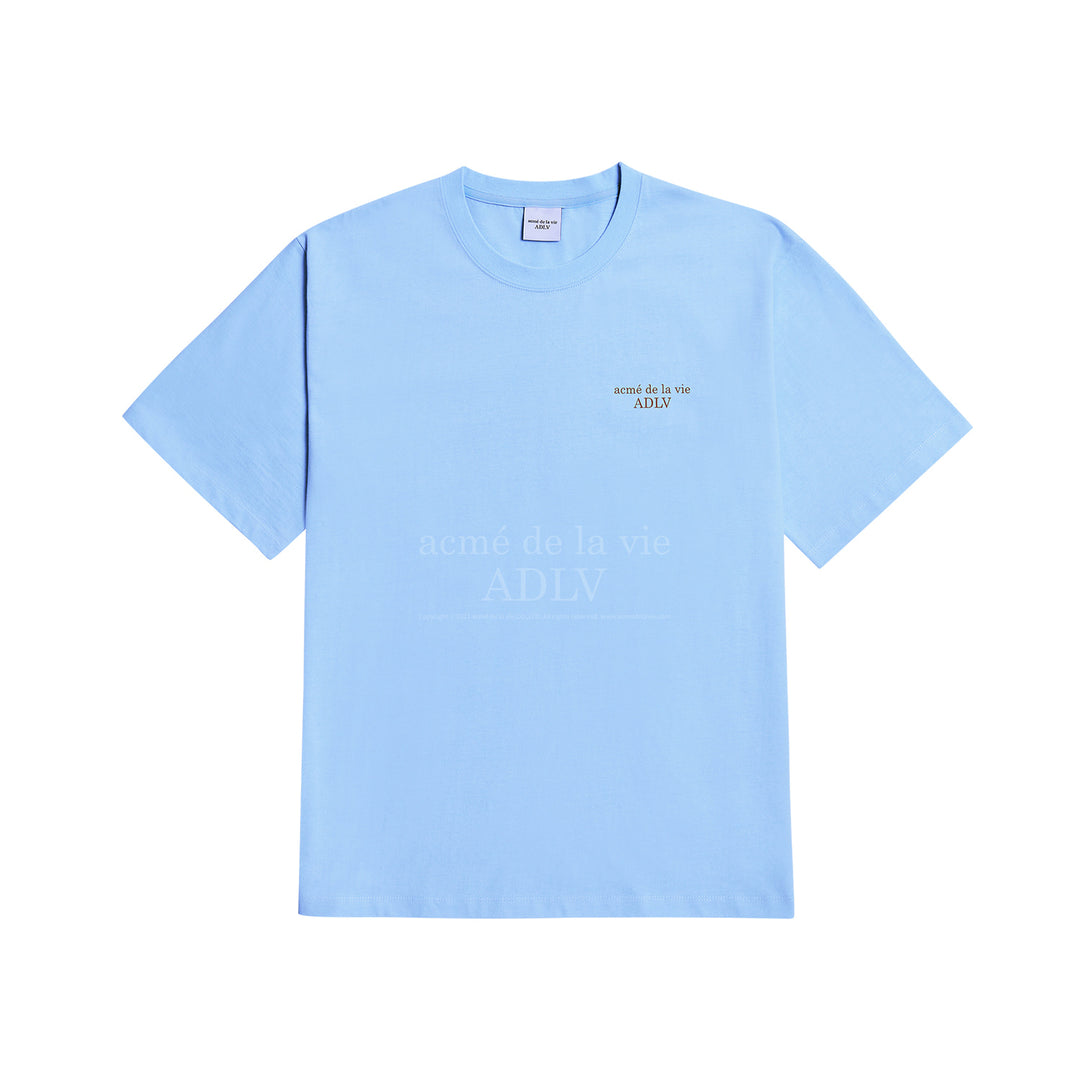 ADLV BASIC SHORT SLEEVE T-SHIRT 2 SKY BLUE