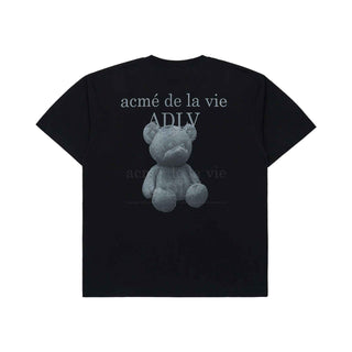 [Duty-free shop exclusive] FUZZY BEAR SHORT SLEEVE T-SHIRT BLACK