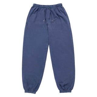 BASIC LOGO PIGMENT WASHING PANTS NAVY