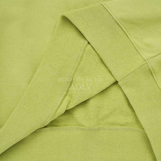 SCRIPT LOGO PRINTING SWEAT SHIRT LIME