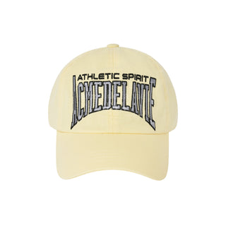 VARSITY LOGO BALL CAP LIGHT YELLOW