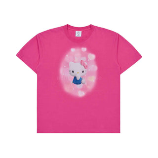 acme de la vie / Sanrio HELLO KITTY 3D ARTWORK SHORT SLEEVE T-SHIRT PINK