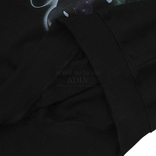 CLEAR BEAR HOODIE BLACK