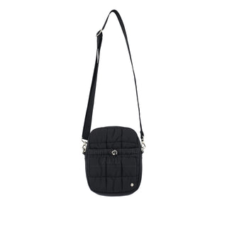 NEW SYMBOL RIVET QUILTING MINI CROSS BAG BLACK