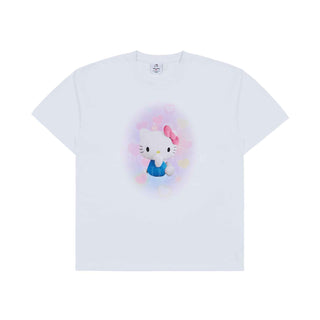 acme de la vie / Sanrio HELLO KITTY 3D ARTWORK SHORT SLEEVE T-SHIRT WHITE