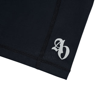 SYMBOL LOGO BIKER SHORTS BLACK