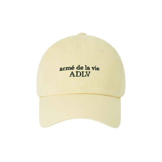 BASIC SMALL LOGO BALL CAP LIGHT YELLOW