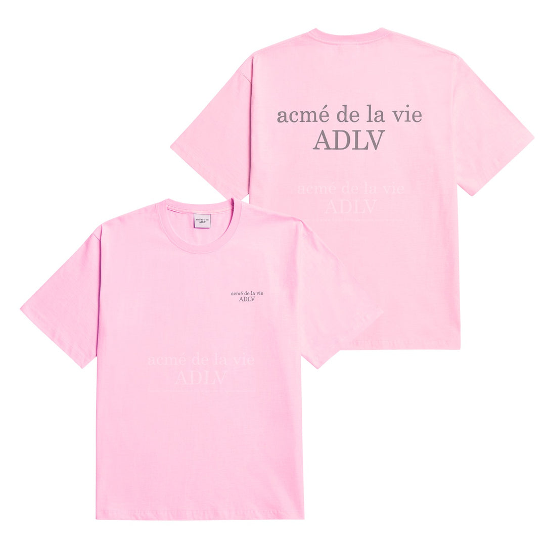 ADLV BASIC SHORT SLEEVE T-SHIRT 2 PINK