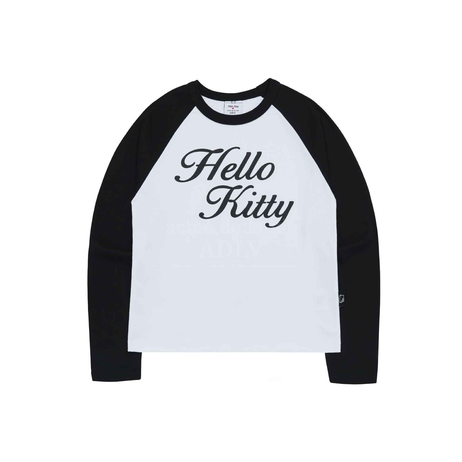 Buy Korean acme de la vie / Sanrio HELLO KITTY LETTERING RAGLAN