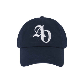 SYMBOL EMBOSSING NEEDLEWORK BALL CAP NAVY