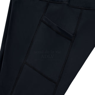 SYMBOL LOGO BIKER SHORTS BLACK
