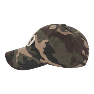 SYMBOL EMBOSSING NEEDLEWORK BALL CAP CAMO