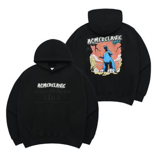 CARTOON DIN2LS CREATURE HOODIE BLACK