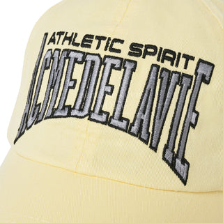 VARSITY LOGO BALL CAP LIGHT YELLOW