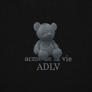 [Duty-free shop exclusive] FUZZY BEAR SHORT SLEEVE T-SHIRT BLACK