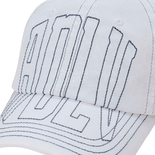 ADLV FRONT STITCH BALL CAP WHITE