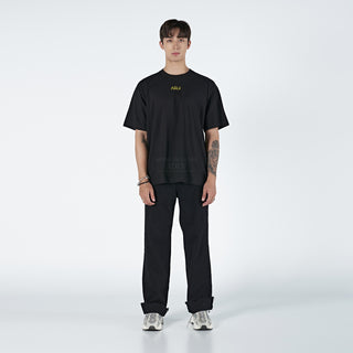 GLOSSY BASIC LOGO SHORT SLEEVE T-SHIRT BLACK