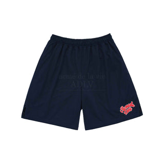 ROUND MESH TRAINING SHORT PANTS NAVY