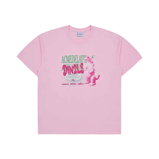 DIN2LS CREATURE LETTERING SHORT SLEEVE T-SHIRT PINK