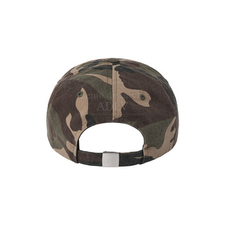 SYMBOL EMBOSSING NEEDLEWORK BALL CAP CAMO