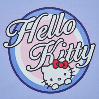 acme de la vie / Sanrio HELLO KITTY ARTWORK LONG SLEEVE T-SHIRT BLUE PURPLE