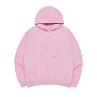 NEW SYMBOL APPLIQUE HOODIE PINK