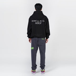 ADLV BABY FACE HOODIE BLACK ASTRONAUT